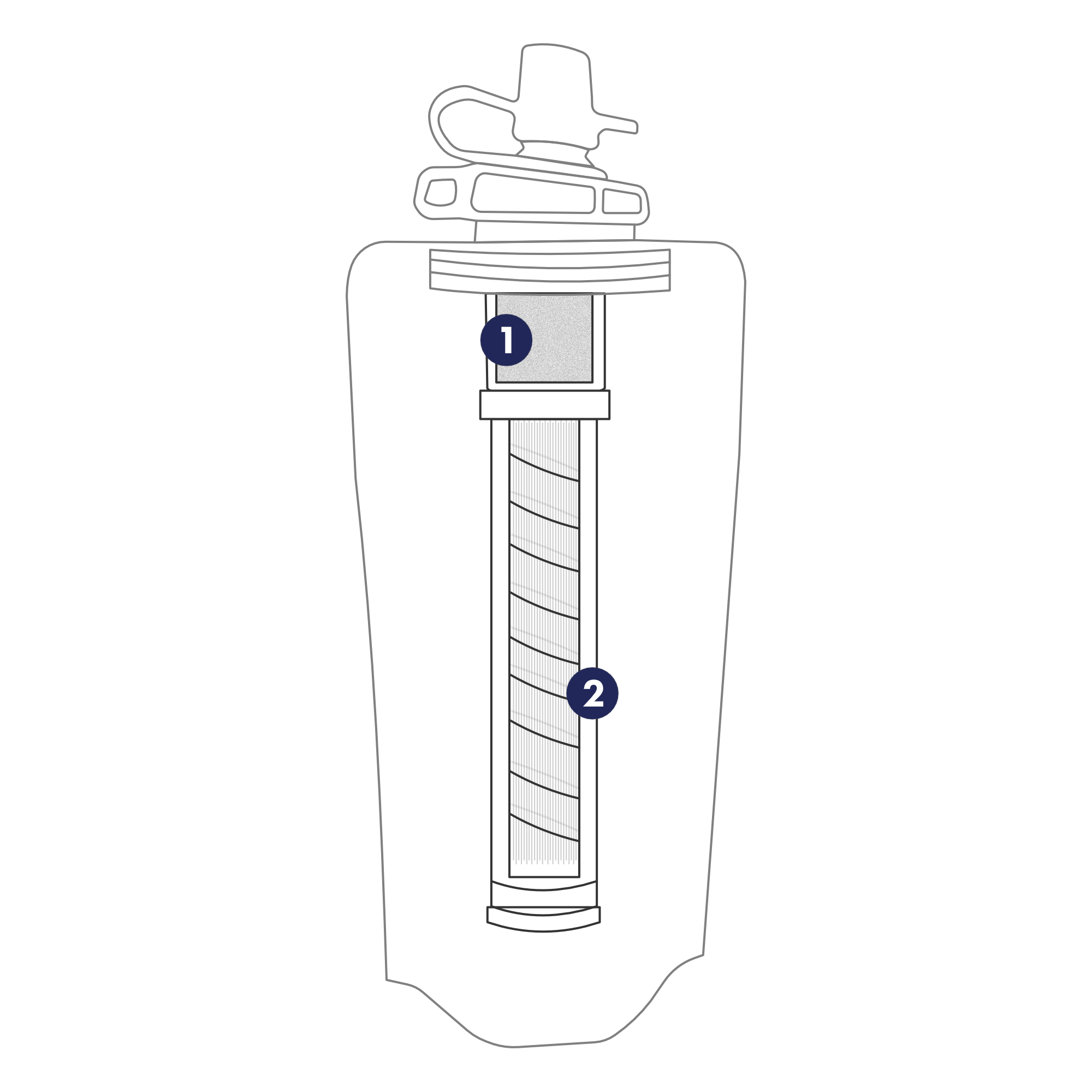 500ml Foldable Squeeze Travel Water Bottle – WaterWell