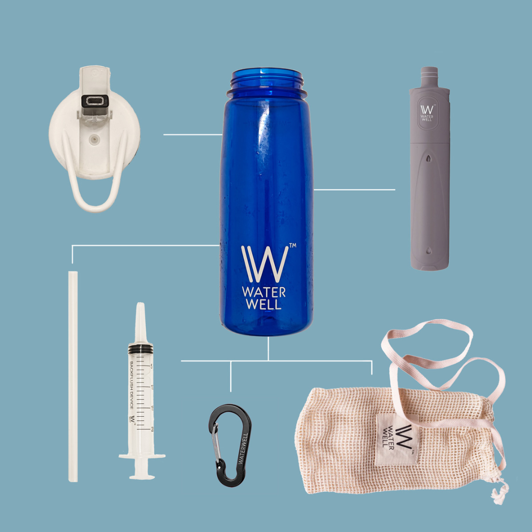 700ml Travel Filter Water Bottle